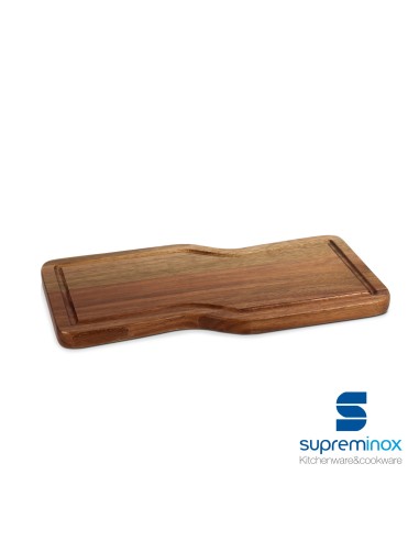 acacia serving board asymmetric