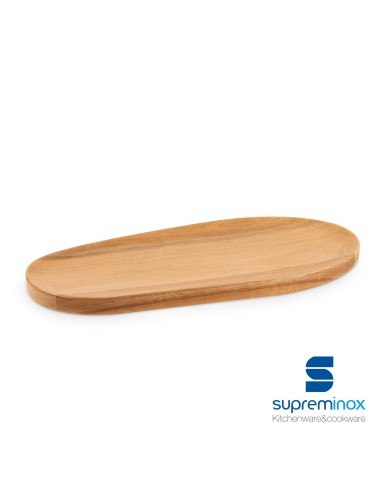 acacia board oval small