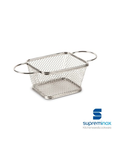 square fryer chip w/handles