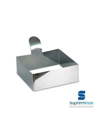 coppapasta quadrato inox con manico