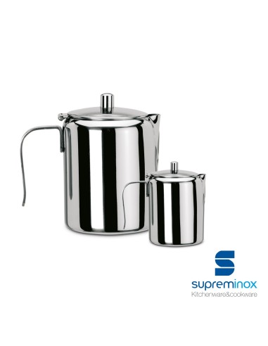 cafetera inox tapa