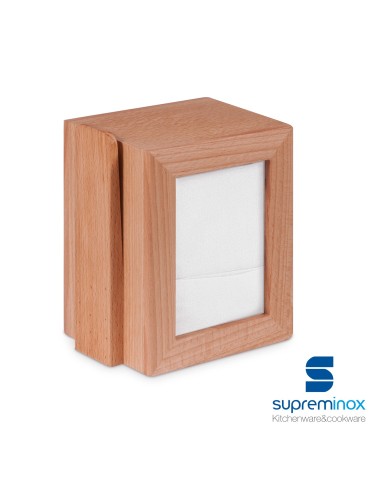 napkin holder with menu beech