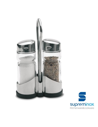 set salero y pimentero inox