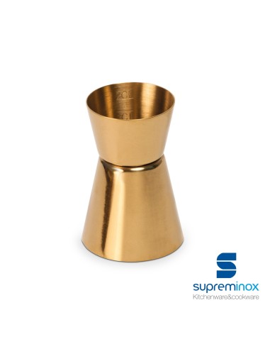 bicchiere misuratore jigger golden luxe