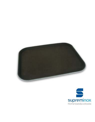 rectangular non-slip fiber glass tray