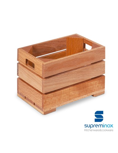 mini wooden fruit crate