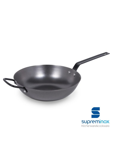 wok hierro inducción