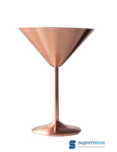 coupe pour martini cuivre mate