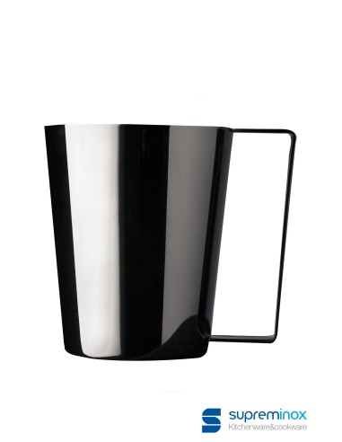 glossy black mug