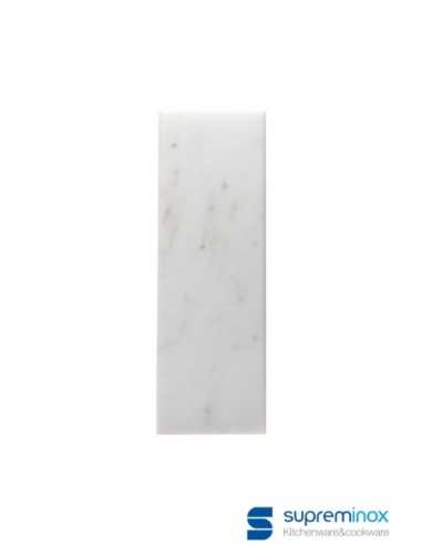 Tabla marmol blanco rect. 30X10X1 cm