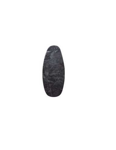 Tabla oval  de marmol negro 30X13X1 cm