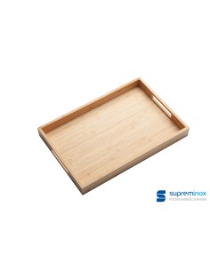 Ref: 9312 - Bandeja Bambú Oil 40*30*3 6un