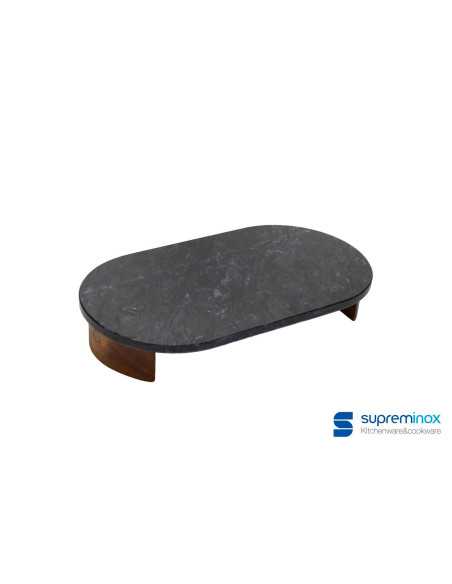 Tabla Stand Rec.De Marmol Negro 30X16'5X5Cm 8un