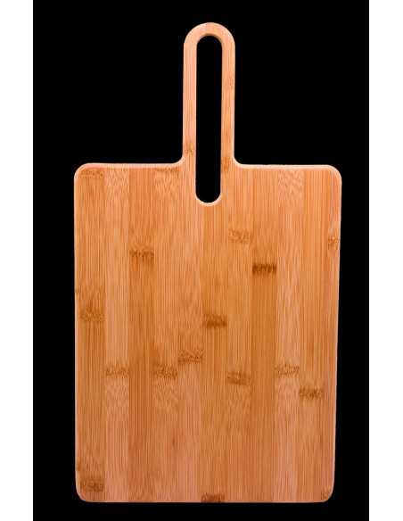 Tabla De Corte Bambu Con Asa 44X24X1,5 Cm 12un