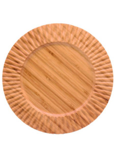 Ref: 9303 - Plato Presentacion Bambu 32,5 Cm 12un
