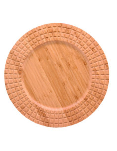 Ref: 9304 - Plato Presentacion Bambu 32,5 Cm 12un