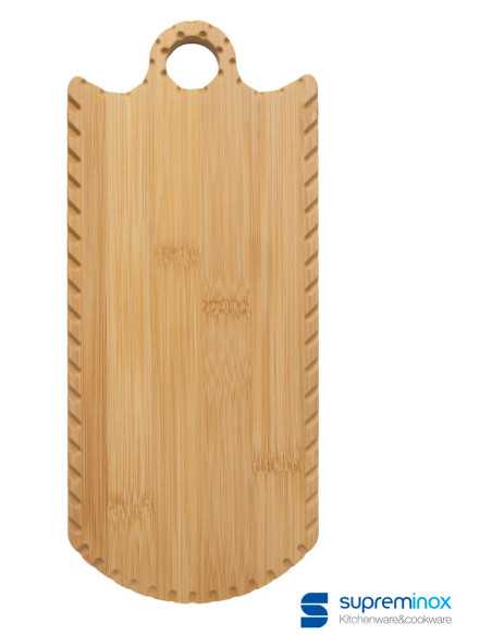 Tabla De Bambu Para Cortar Queso 28X12X1,2 Cm 12un