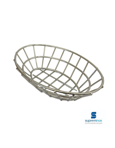 Ref:9413 Paneras inox.20x14x5.5 cm. 12 un