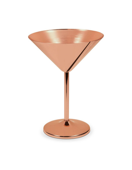 coupe pour martini cuivre mate