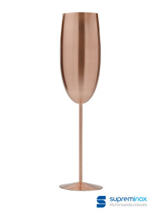 Ref: 8192G - Copa Champagne Alta Gris Mate 275 Ml 1un 2