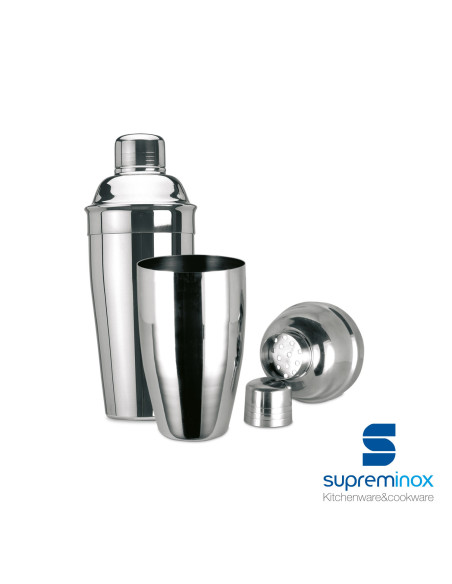 Ref: 8069 - Coctelera C/Tapon Inox. 350 Cc 1un