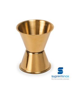 Ref: 1026 - Vaso Medidor Oro Luxe 50&30 Ml  1un 2