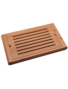 Ref: 7430 - Tabla De Bambu Para Cortar Pan 2 Piezas 36X20,5X3,2 Cm 1un